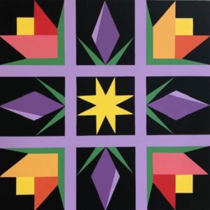 Tulips and Crocus Barn Quilt