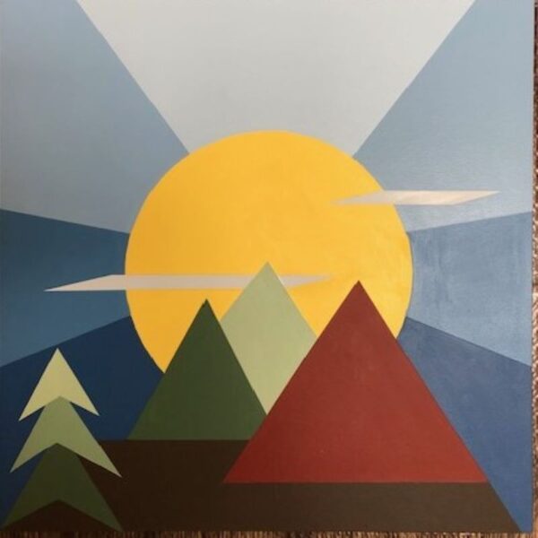 Mountain Scene Barn Quilt