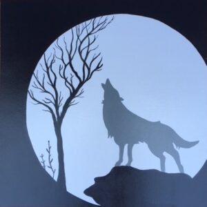 Wolf Barn Quilt