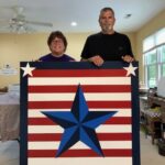 Love our 4' Americana barn quilt
