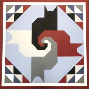 Four Cats Barn Quilt