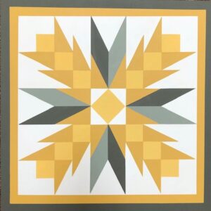 Thistle Rose Barn Quilt