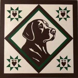 Labrador Retriever Dog Barn Quilt